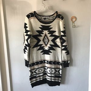 Boho/Tribal sweater dress